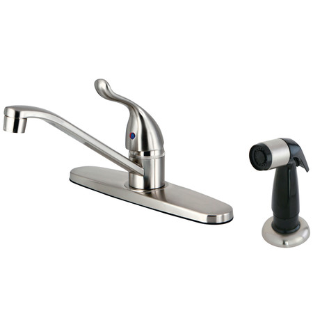 YOSEMITE FB5578YL Single Handle 8-Inch Centerset Kitchen Faucet with Sprayer FB5578YL